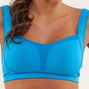 Lululemon Ta Ta White Sports Bra Sz 4